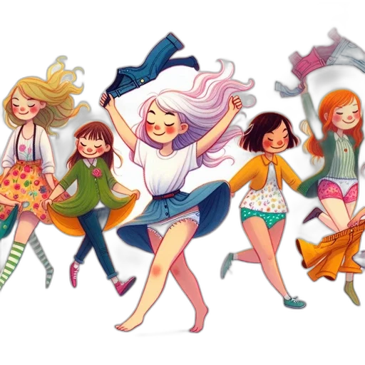 watercolor, concept art, cartoon, comic book art transparent PNG cut-out