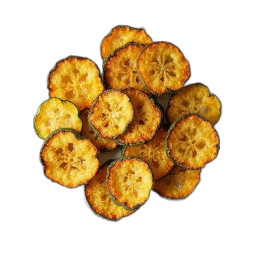 food, crown, zucchini, chips transparent PNG cut-out
