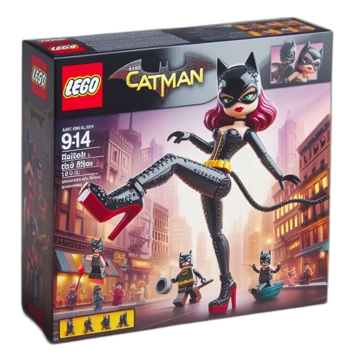 concept art, comic book art, lego, batman transparent PNG cut-out