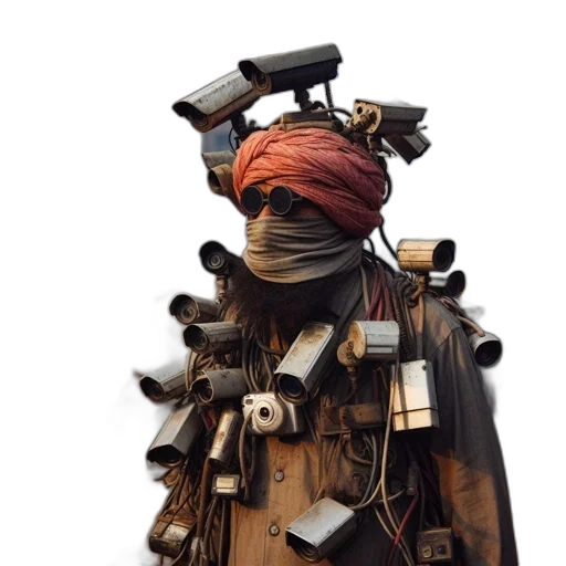 staff, weapon, hat, mask transparent PNG cut-out