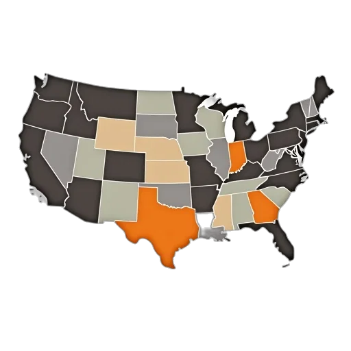 earth tones, usa, map, powerpoint transparent PNG cut-out