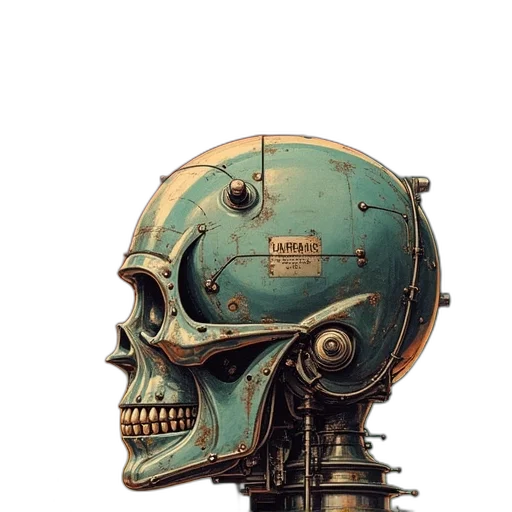 robot, mask, face, weapon transparent PNG cut-out