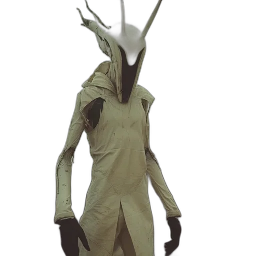 mask, creature, staff, robot transparent PNG cut-out