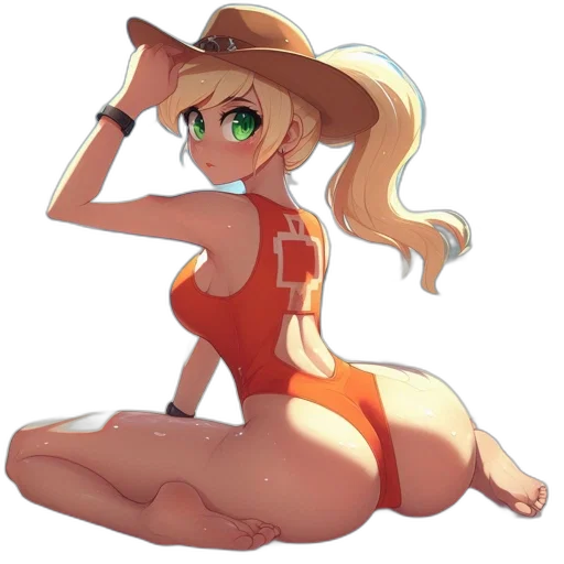 hat, staff, dress, weapon transparent PNG cut-out