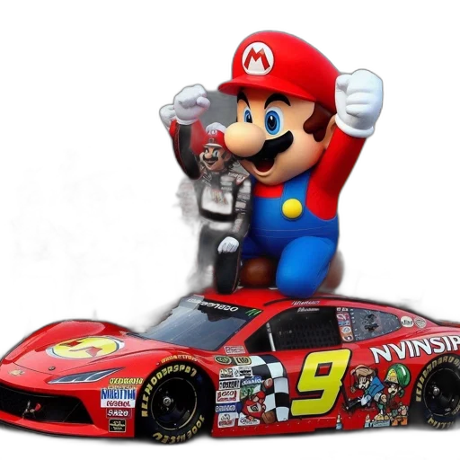 car, weapon, animal, 3d render transparent PNG cut-out
