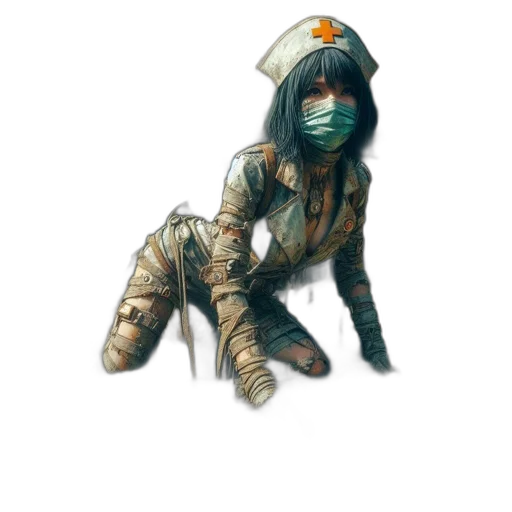 mask, staff, robot, creature transparent PNG cut-out