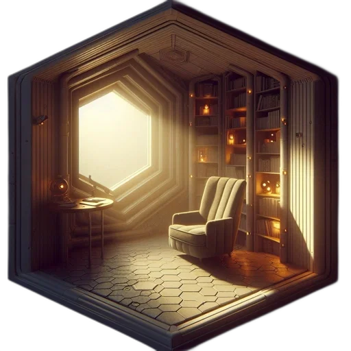 furniture, building, robot, 3d render transparent PNG cut-out