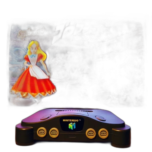 concept art, nintendo, console, bizarre transparent PNG cut-out