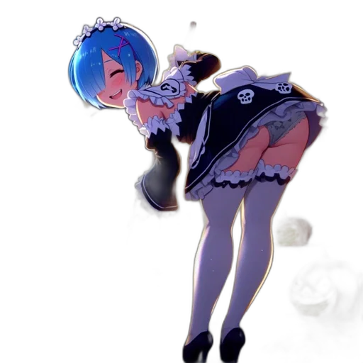 dress, staff, robot, creature transparent PNG cut-out