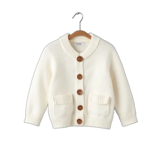 jacket, white, cardigan, knit transparent PNG cut-out