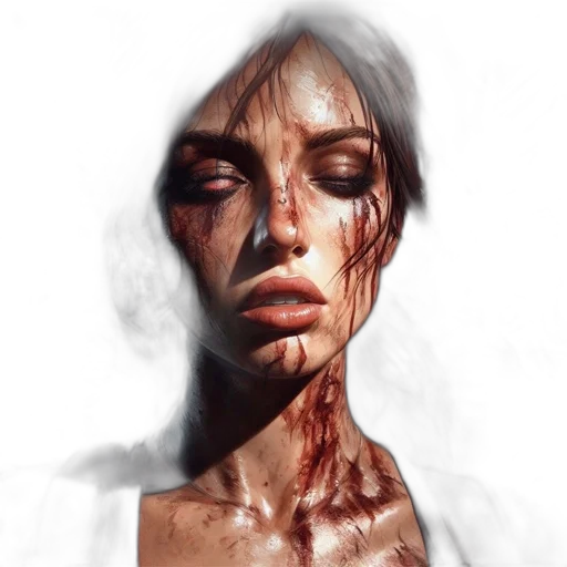 face, mask, photorealistic, concept art transparent PNG cut-out