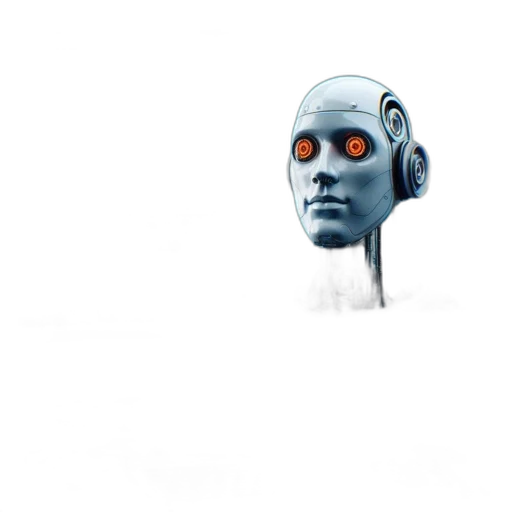 robot, mask, face, creature transparent PNG cut-out