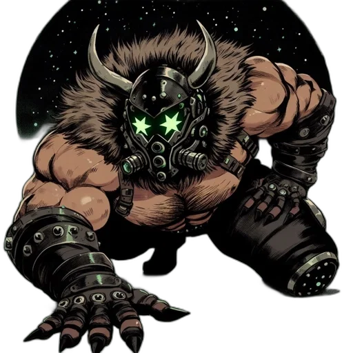 creature, animal, comic book art, concept art transparent PNG cut-out
