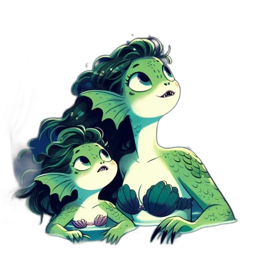 dragon, creature, concept art, watercolor transparent PNG cut-out