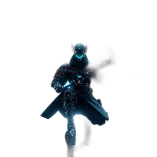 sword, weapon, mask, jacket transparent PNG cut-out