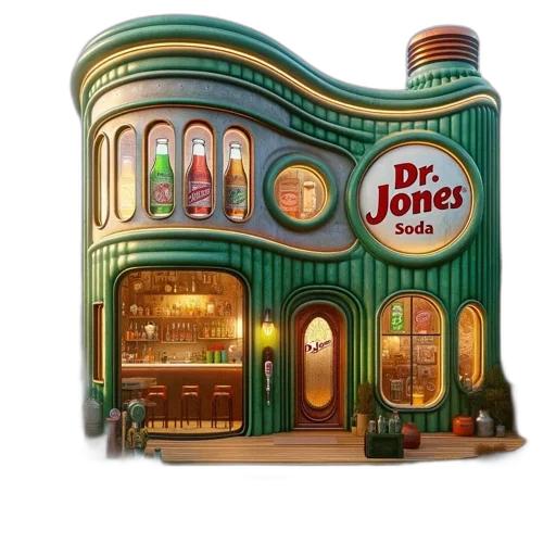 building, furniture, bottle, 3d render transparent PNG cut-out