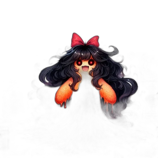 hair, creature, staff, animal transparent PNG cut-out