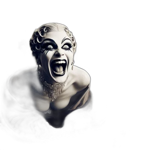 mask, creature, face, concept art transparent PNG cut-out