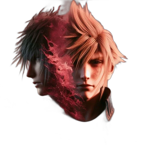 face, mask, dragon, hair transparent PNG cut-out