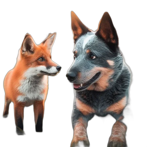 animal, creature, 3d render, photorealistic transparent PNG cut-out