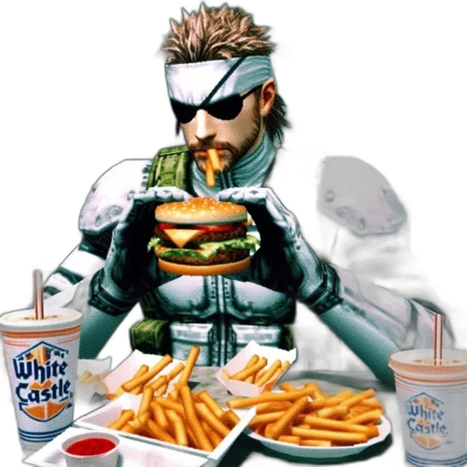 food, robot, animal, comic book art transparent PNG cut-out