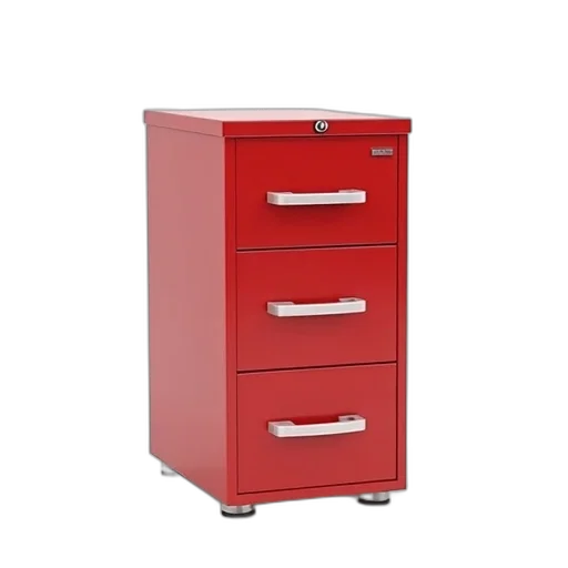 furniture, 3d render, photorealistic, red transparent PNG cut-out