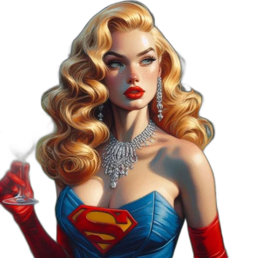jewelry, comic book art, fantasy art, photorealistic transparent PNG cut-out