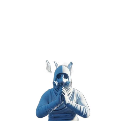mask, animal, creature, robot transparent PNG cut-out