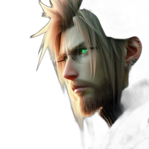 face, hair, dragon, mask transparent PNG cut-out