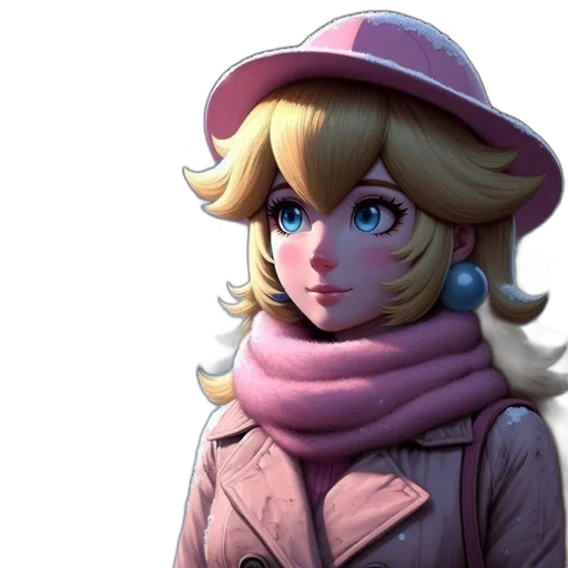hat, face, jacket, staff transparent PNG cut-out