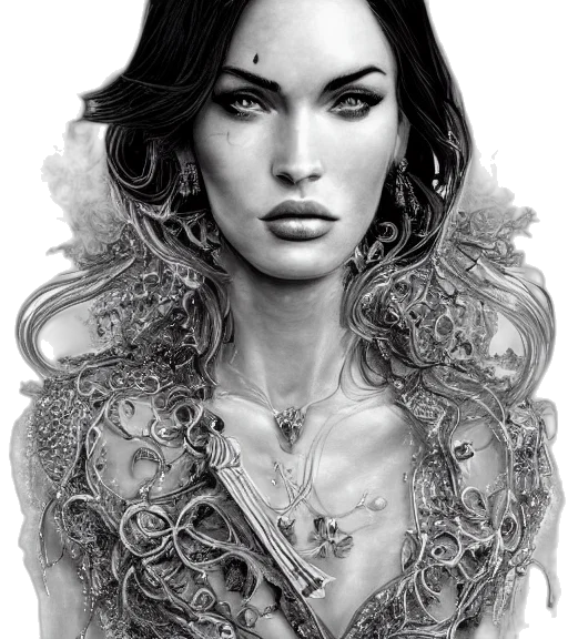 jewelry, face, crown, fantasy art transparent PNG cut-out