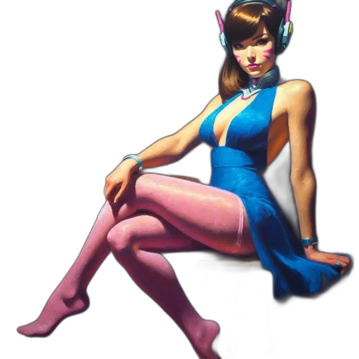 dress, concept art, fantasy art, comic book art transparent PNG cut-out