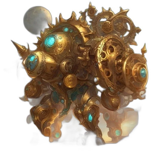 weapon, jewelry, staff, robot transparent PNG cut-out