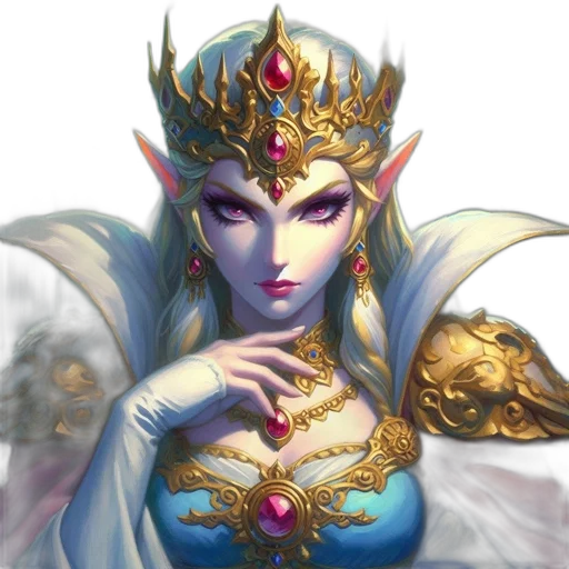 crown, jewelry, face, staff transparent PNG cut-out