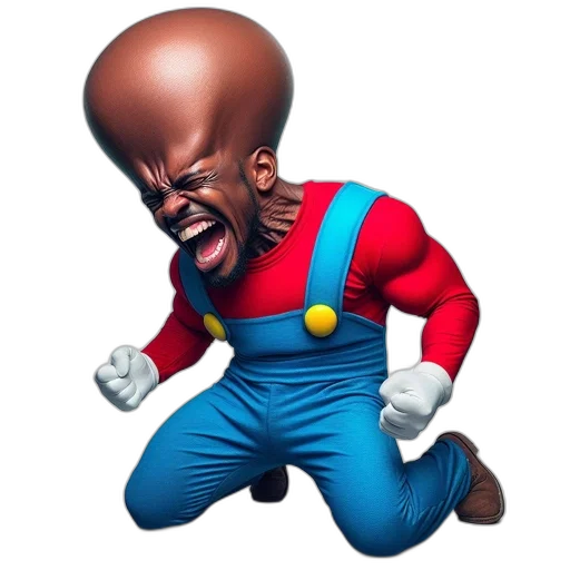 creature, face, hair, mask transparent PNG cut-out