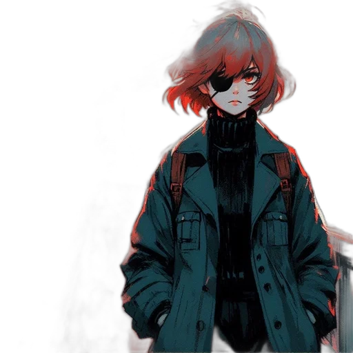 jacket, mask, face, robot transparent PNG cut-out