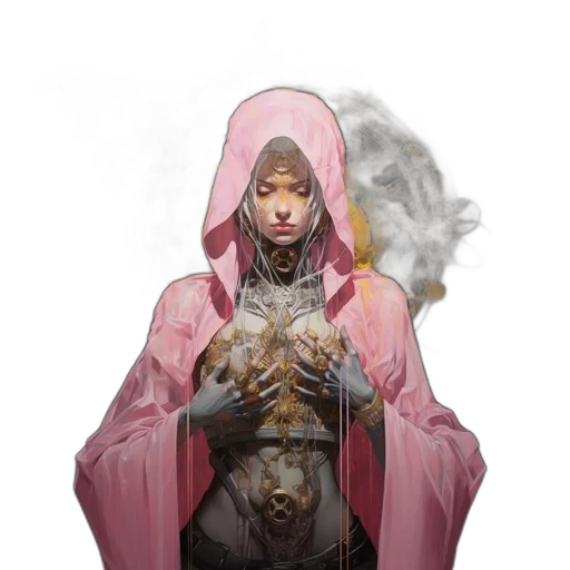 mask, face, creature, jacket transparent PNG cut-out