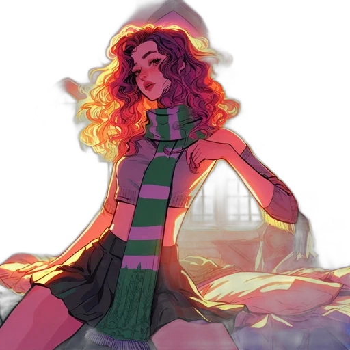 dress, comic book art, concept art, fantasy art transparent PNG cut-out