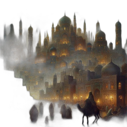 concept art, fantasy art, pixel art, watercolor transparent PNG cut-out