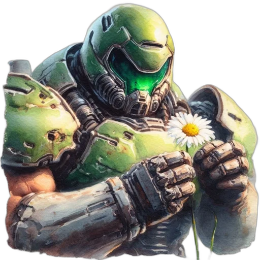 weapon, robot, flower, mask transparent PNG cut-out