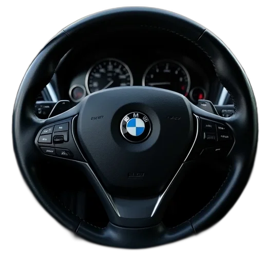 car, photorealistic, 3d render, steering transparent PNG cut-out