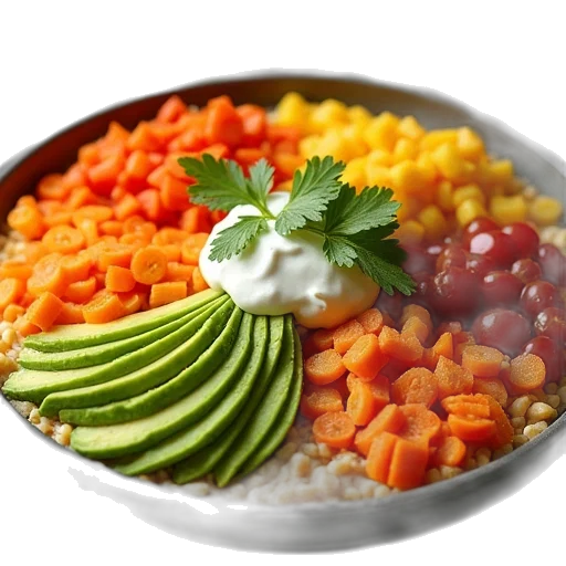 food, photorealistic, colorful, ultimate transparent PNG cut-out