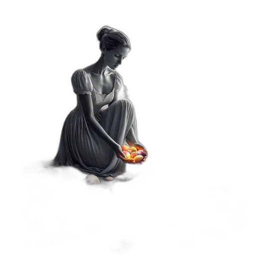 dress, jewelry, food, concept art transparent PNG cut-out
