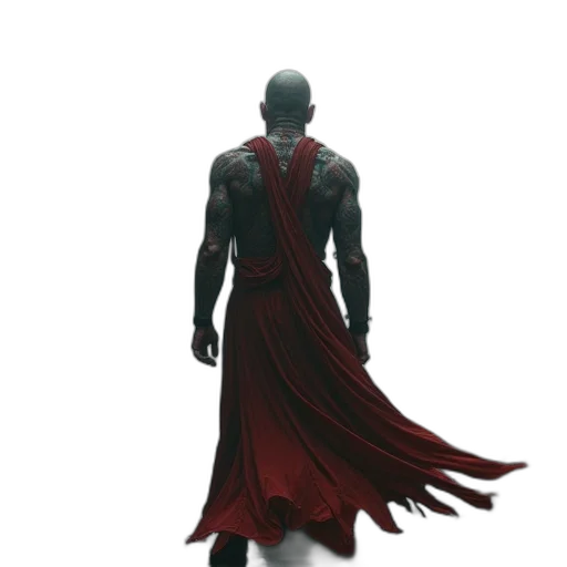 staff, dress, sword, mask transparent PNG cut-out