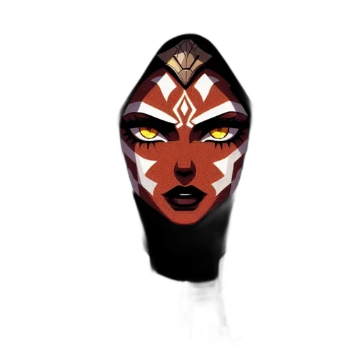 mask, jewelry, face, concept art transparent PNG cut-out