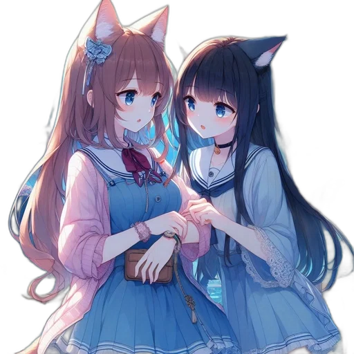 staff, dress, animal, creature transparent PNG cut-out