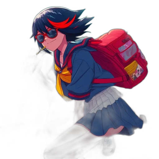 jacket, weapon, creature, face transparent PNG cut-out