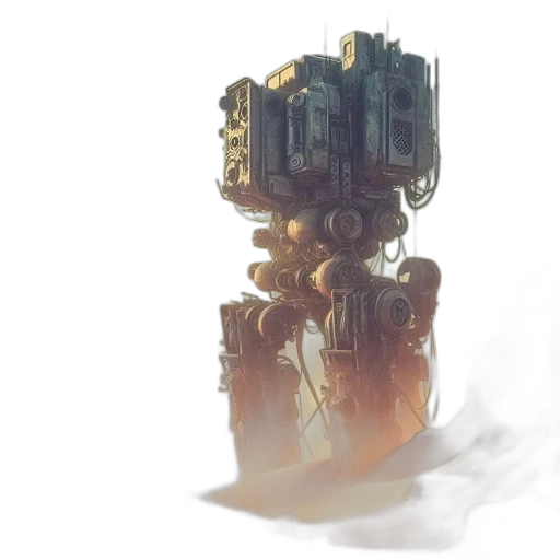 robot, weapon, creature, concept art transparent PNG cut-out