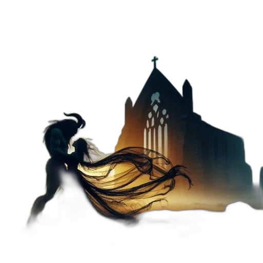 dress, hair, concept art, fantasy art transparent PNG cut-out