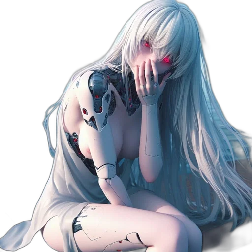 dress, dragon, robot, face transparent PNG cut-out